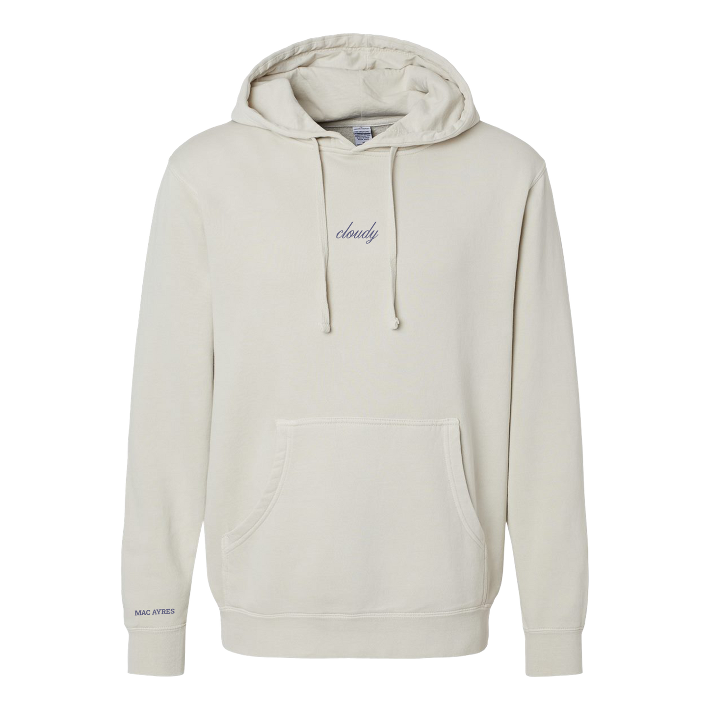 Cursive Hoodie Ivory